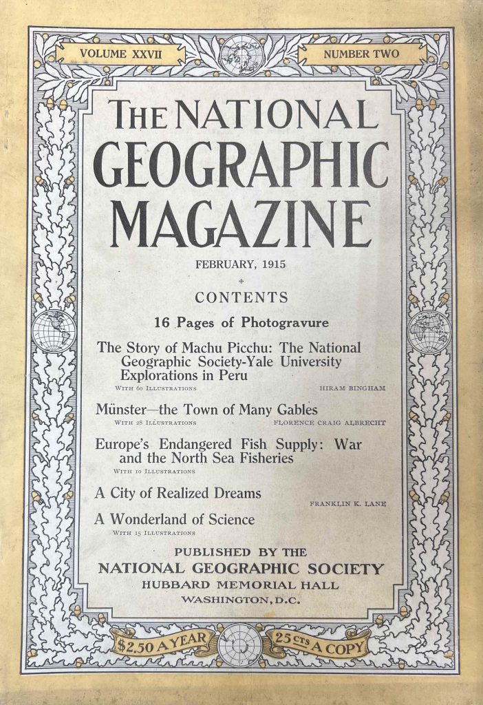 National Geographic February 1915 - National Geographic Back Issues