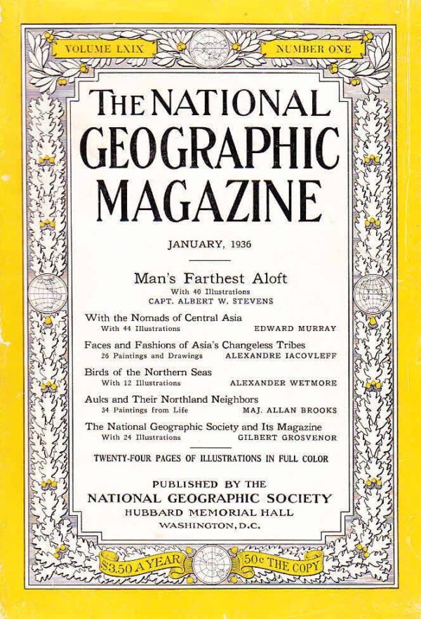 National Geographic January 1936-0