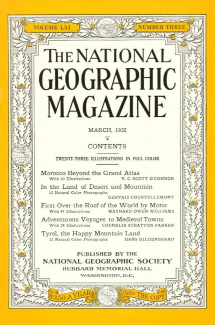 National Geographic March 1932-0
