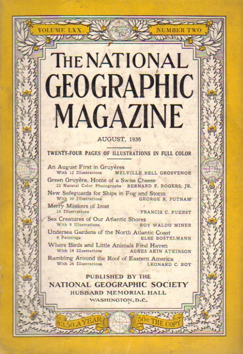 National Geographic August 1936-0