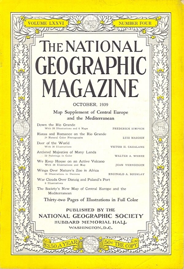 National Geographic October 1939-0