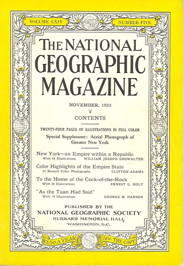 National Geographic November 1933-0
