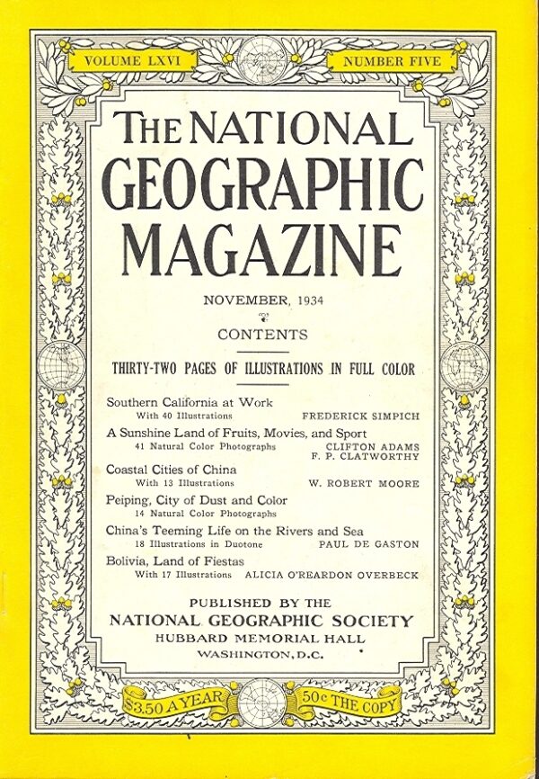 National Geographic November 1934-0