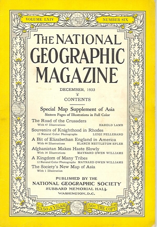 National Geographic December 1933-0