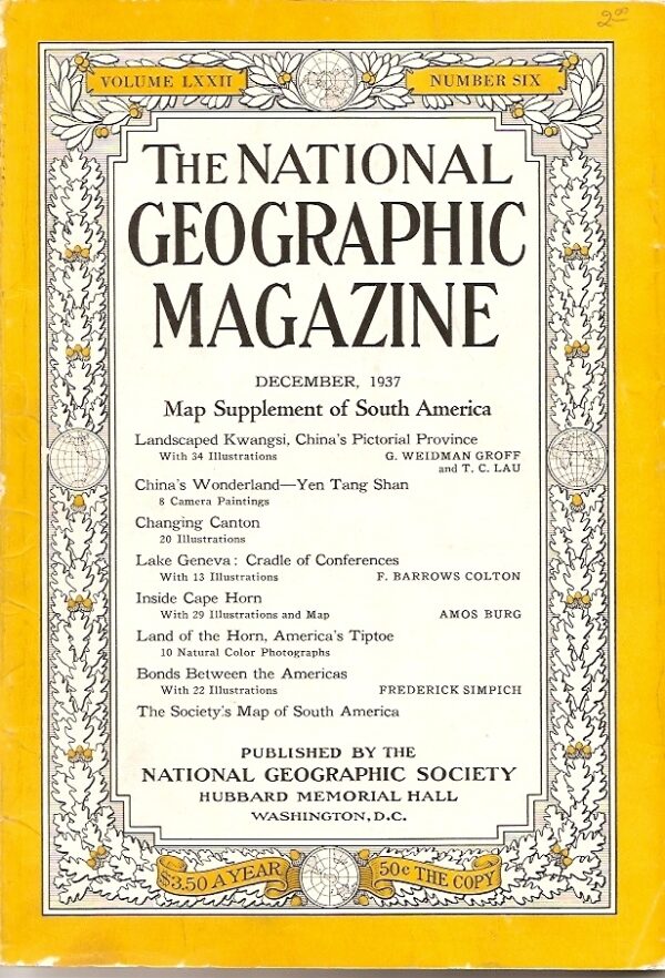 National Geographic December 1937-0