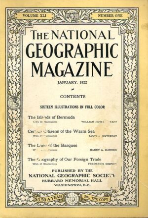 National Geographic January 1922-0
