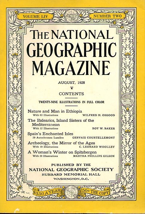 National Geographic August 1928-0
