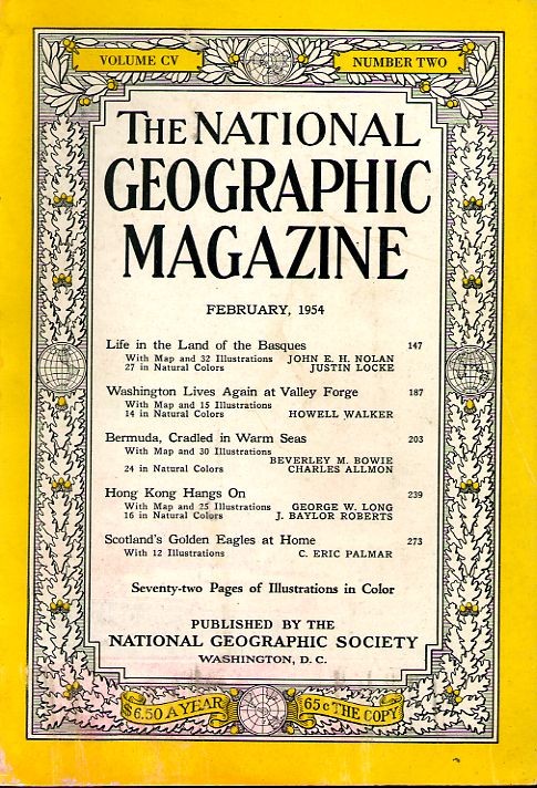 National Geographic February 1954-0
