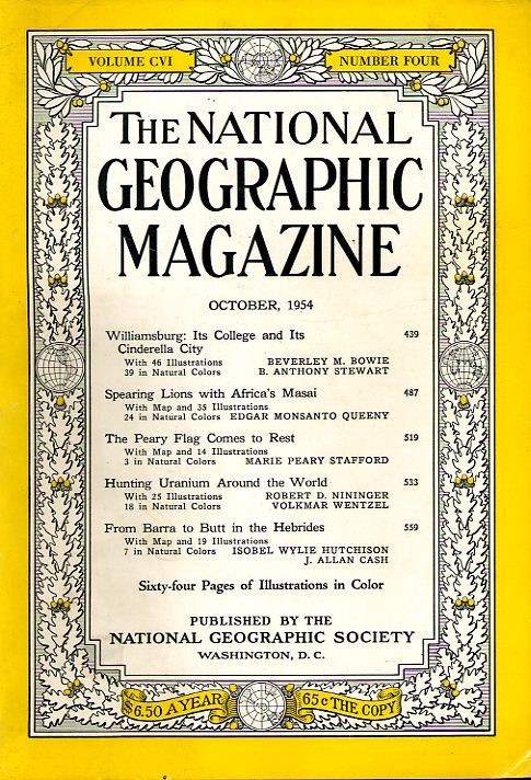 National Geographic October 1954-0