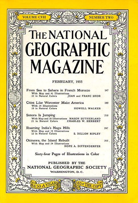 National Geographic February 1955-0