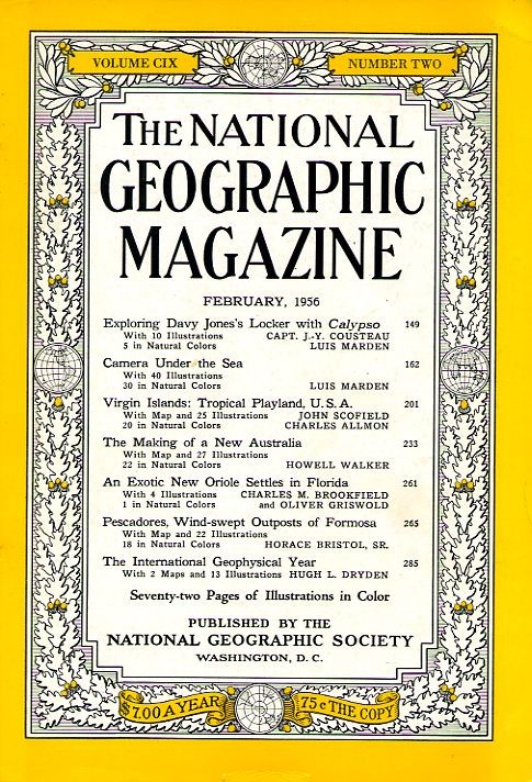 National Geographic February 1956-0