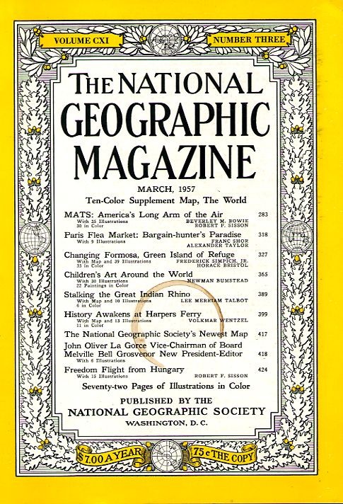 National Geographic March 1957-0