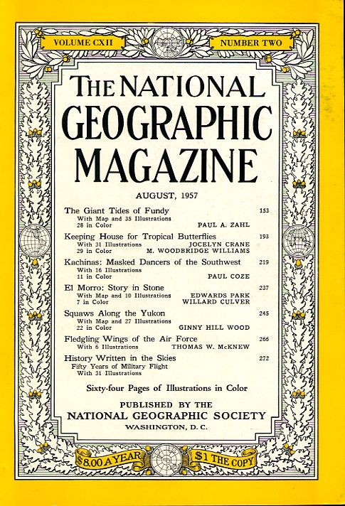 National Geographic August 1957-0
