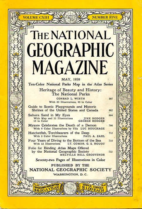 National Geographic May 1958-0