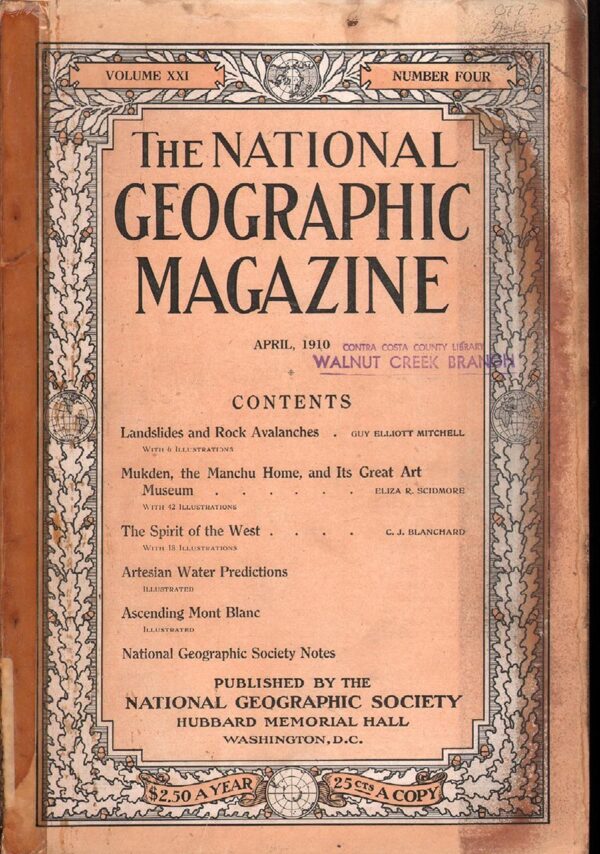National Geographic April 1910-0