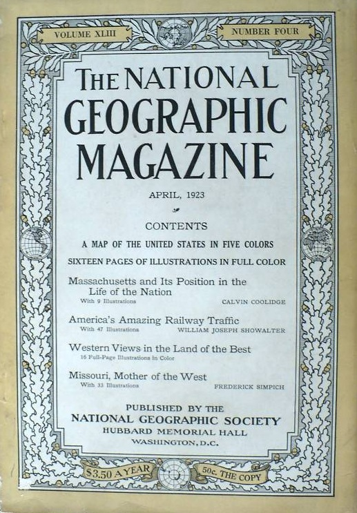 National Geographic April 1923-0
