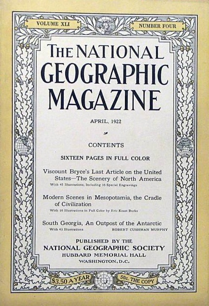 National Geographic April 1922-0