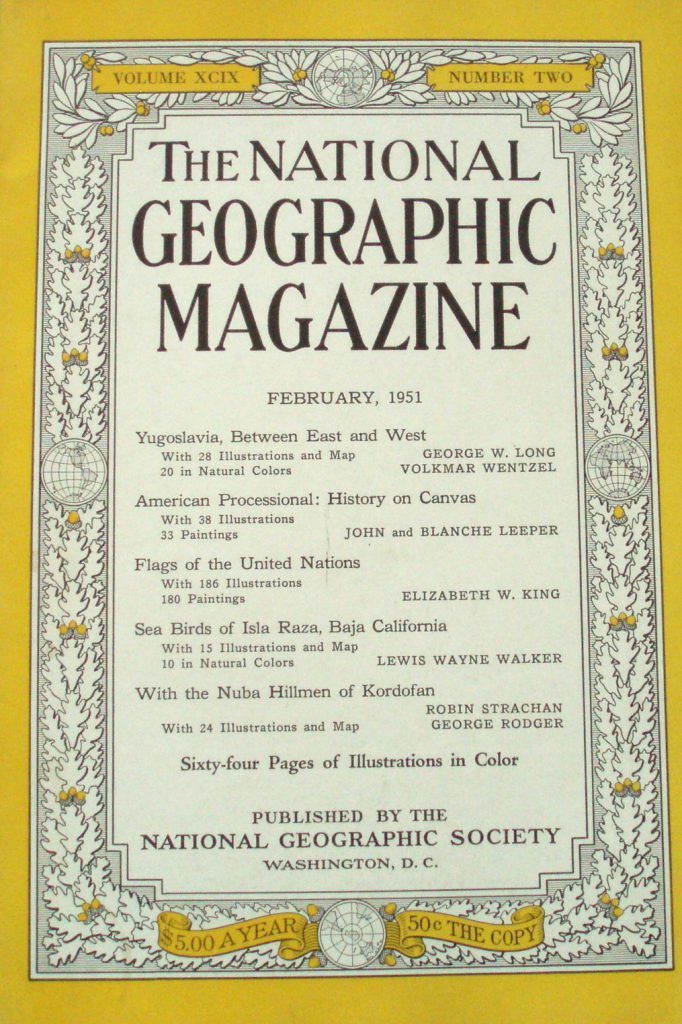 National Geographic February 1951 - National Geographic Back Issues