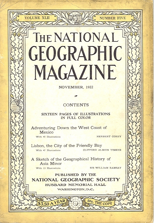 National Geographic November 1922-0