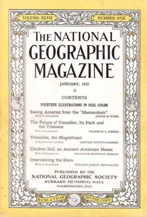 National Geographic January 1925-0