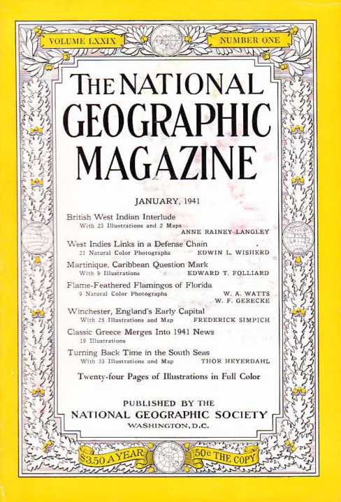 National Geographic January 1941-0
