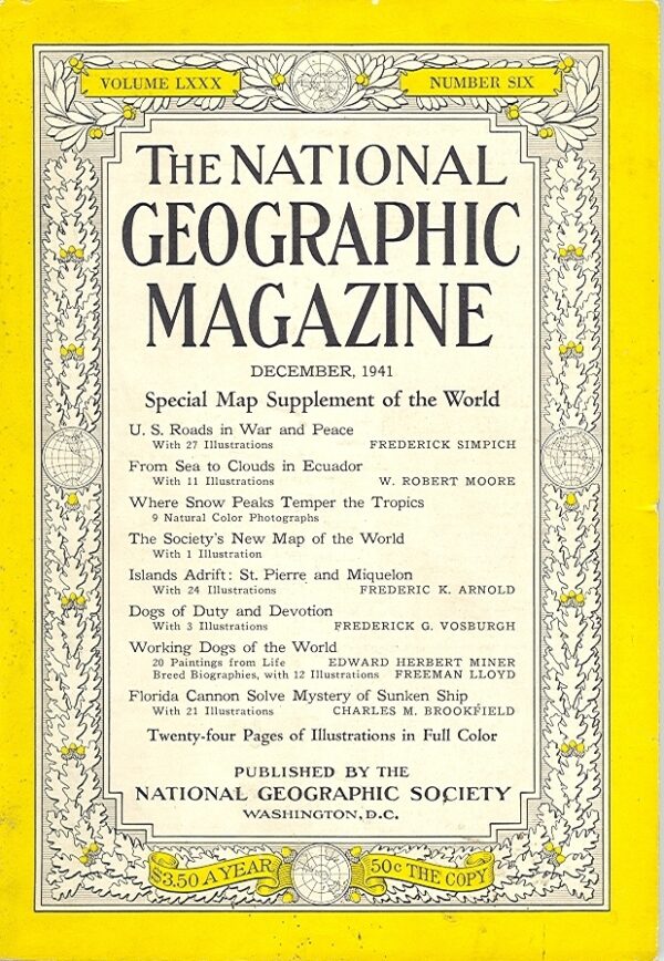 National Geographic December 1941-0
