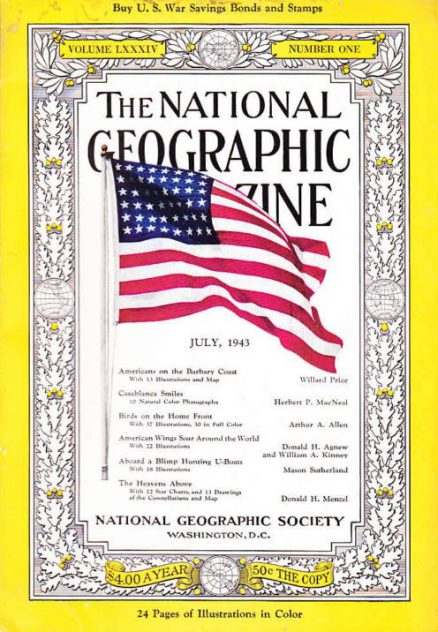 National Geographic July 1943 - National Geographic Back Issues