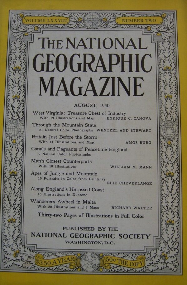 National Geographic August 1940-0