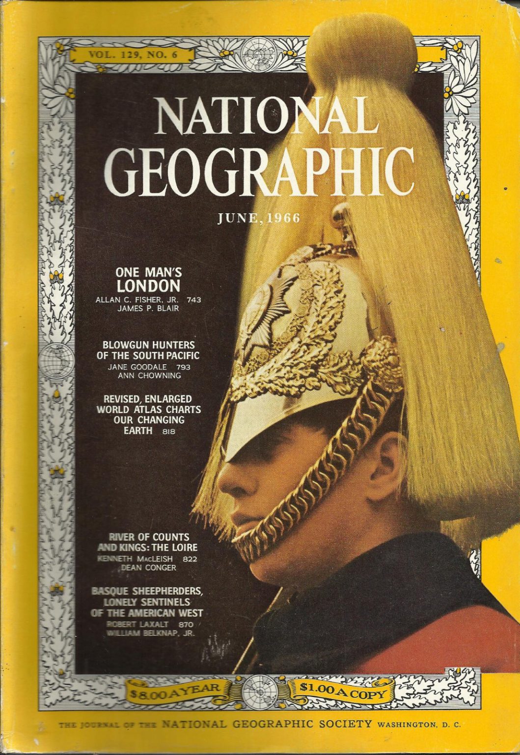 National Geographic June 1966 National Geographic Back Issues