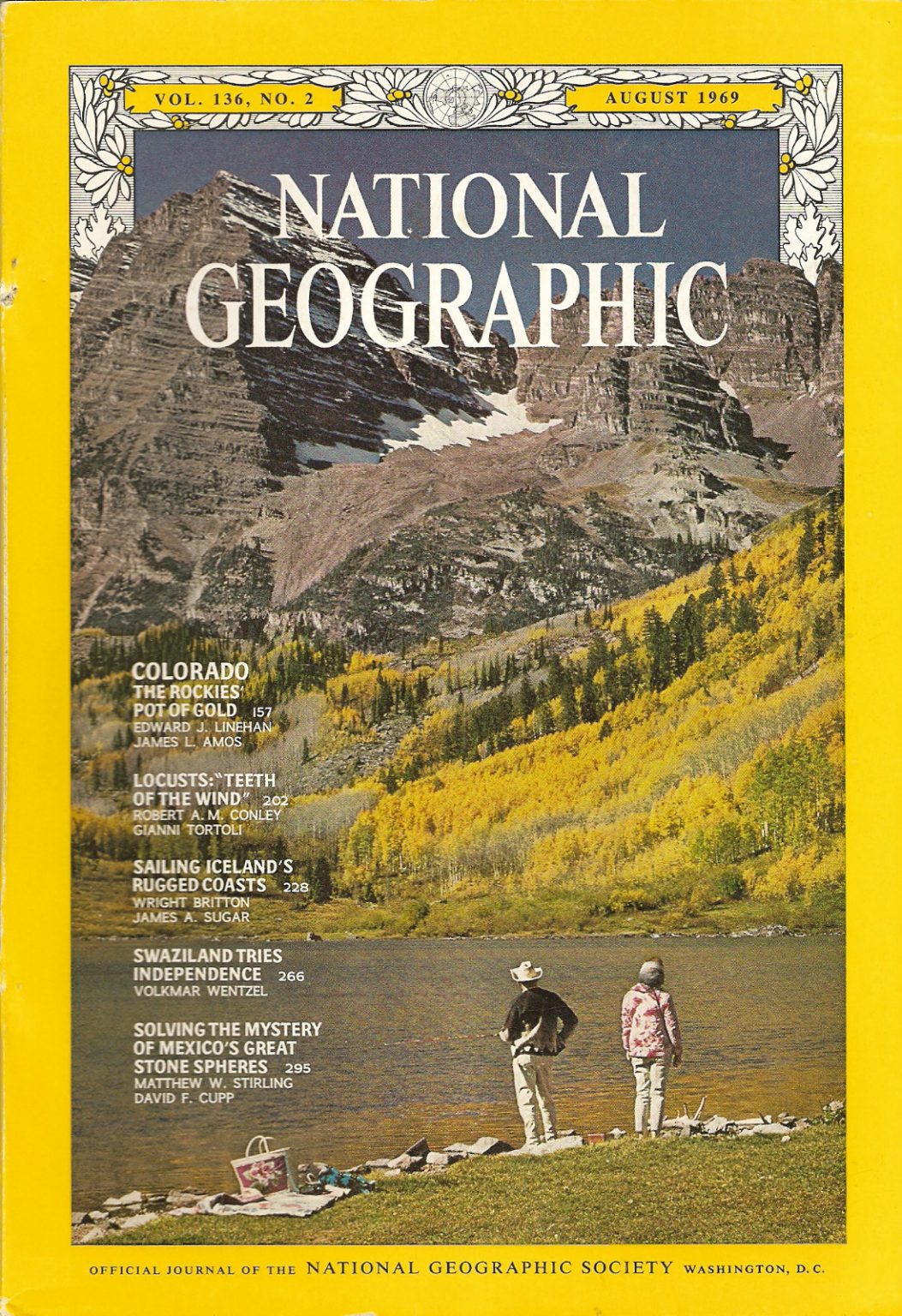 National Geographic August 1969 National Geographic Back Issues