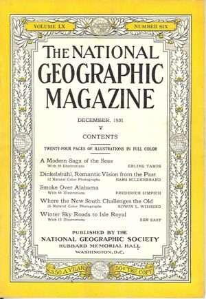 National Geographic December 1931-0