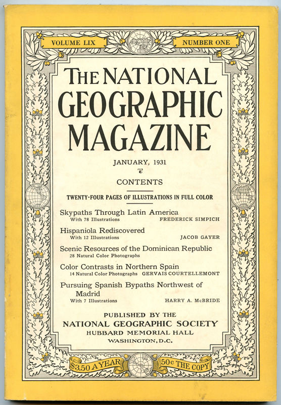 National Geographic January 1931-0