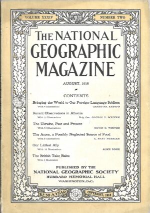 National Geographic August 1918-0
