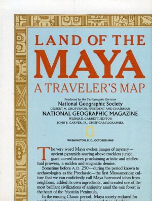 National Geographic Map October 1989-0