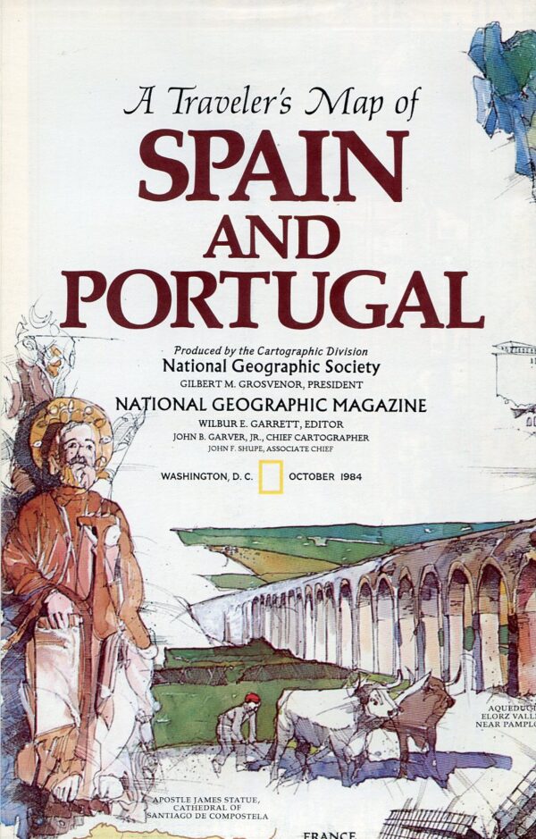 National Geographic Map October 1984-0