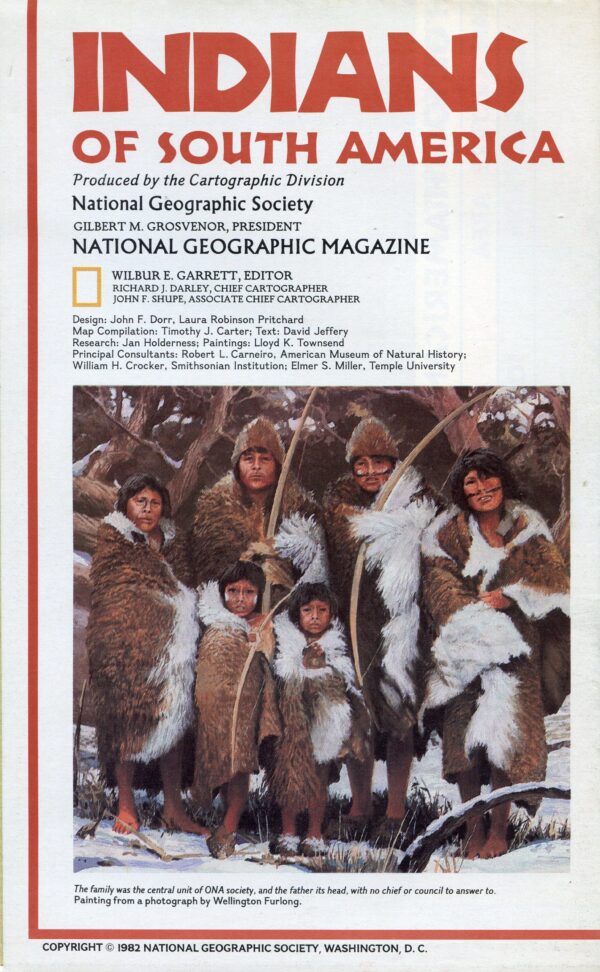 National Geographic Map March 1982-0