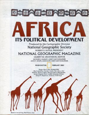 National Geographic Map February 1980-0