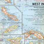 National Geographic Map West Indies 1968-0