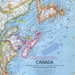 National Geographic Map Canada 1969-0
