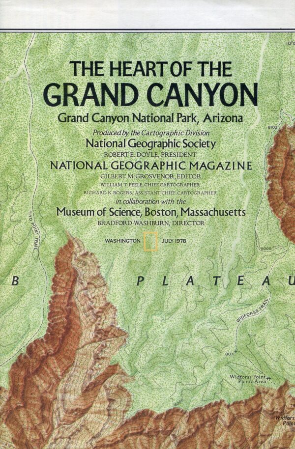 National Geographic Map July 1978-0
