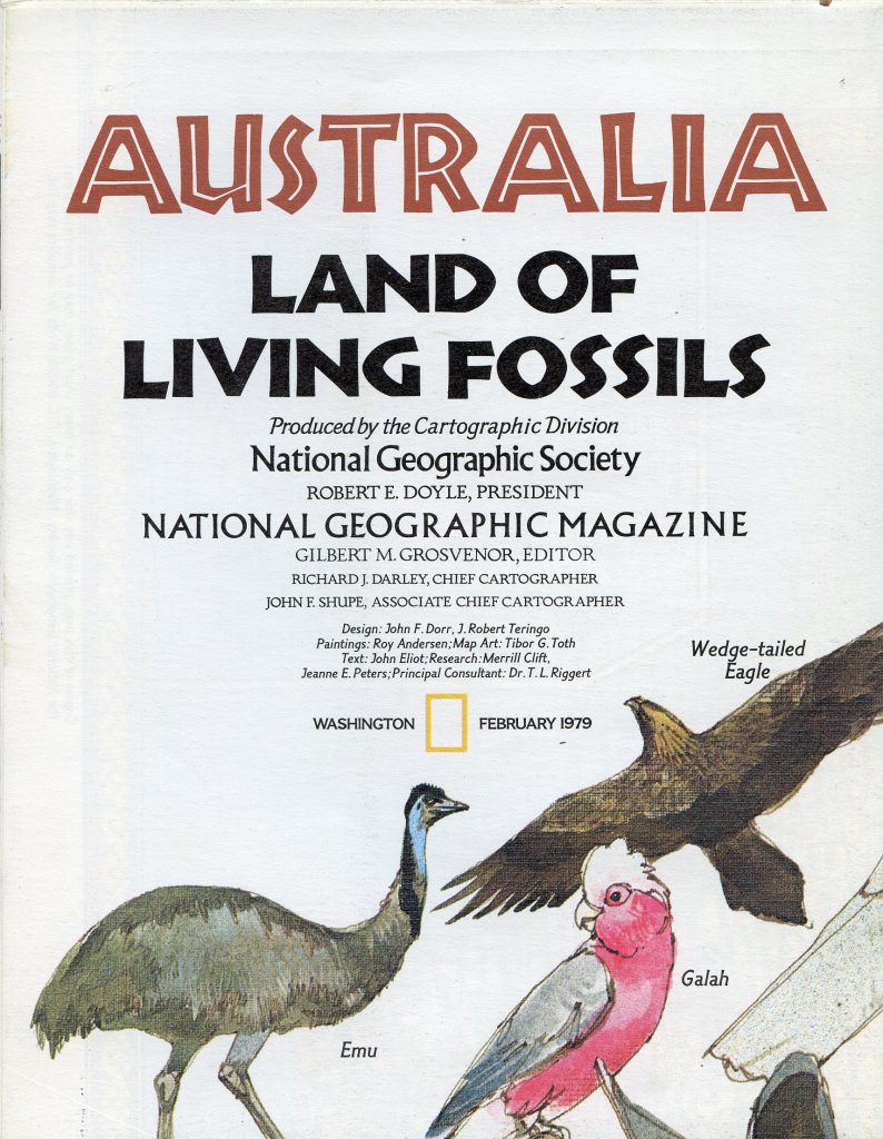 Map February 1979 National Geographic Back Issues