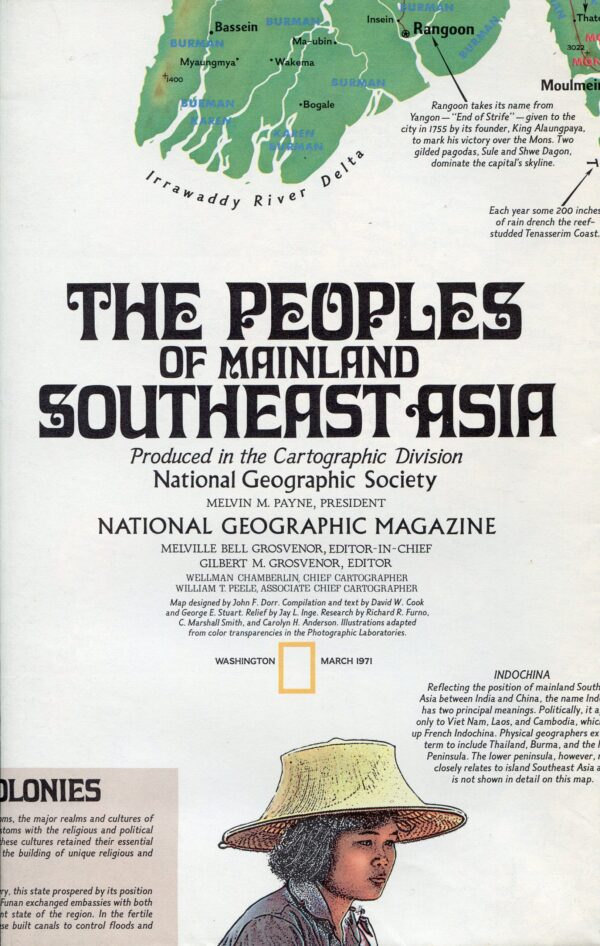 National Geographic Map March 1971-0