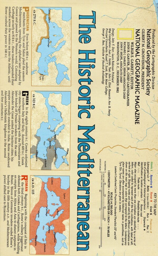 National Geographic Map December 1982-0