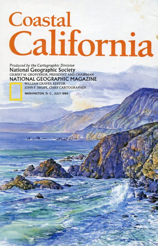 National Geographic Map July 1993-0