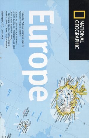 National Geographic Map June 2005-0