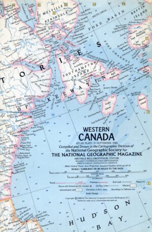 National Geographic Map September 1966-0