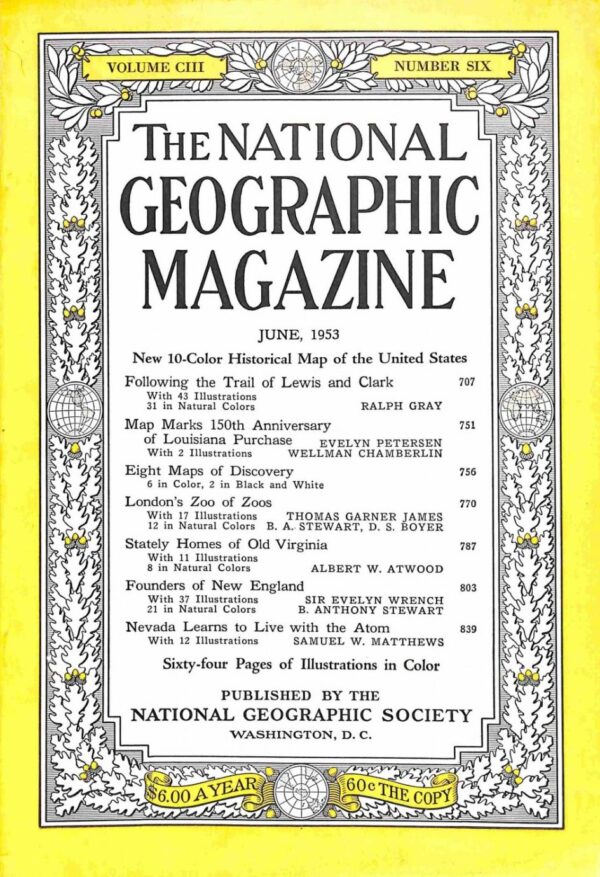 National Geographic June 1953-0