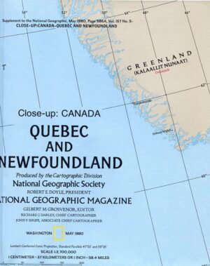 National Geographic Map May 1980-0