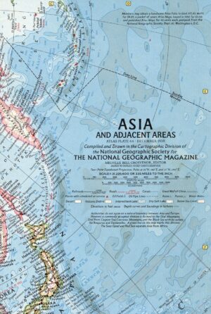 National Geographic Map December 1959-0