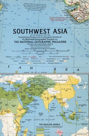 National Geographic Map May 1963-0